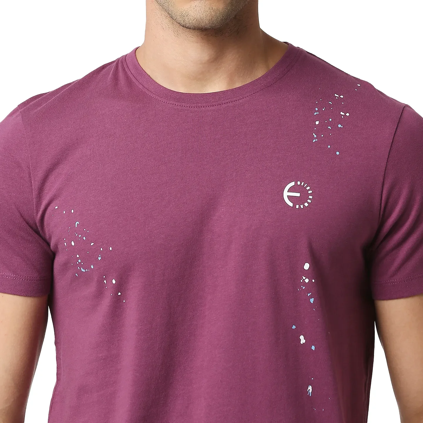 Pink Regular Fit Men's Short Sleeves T-Shirt by Being Human Clothing - Image 5