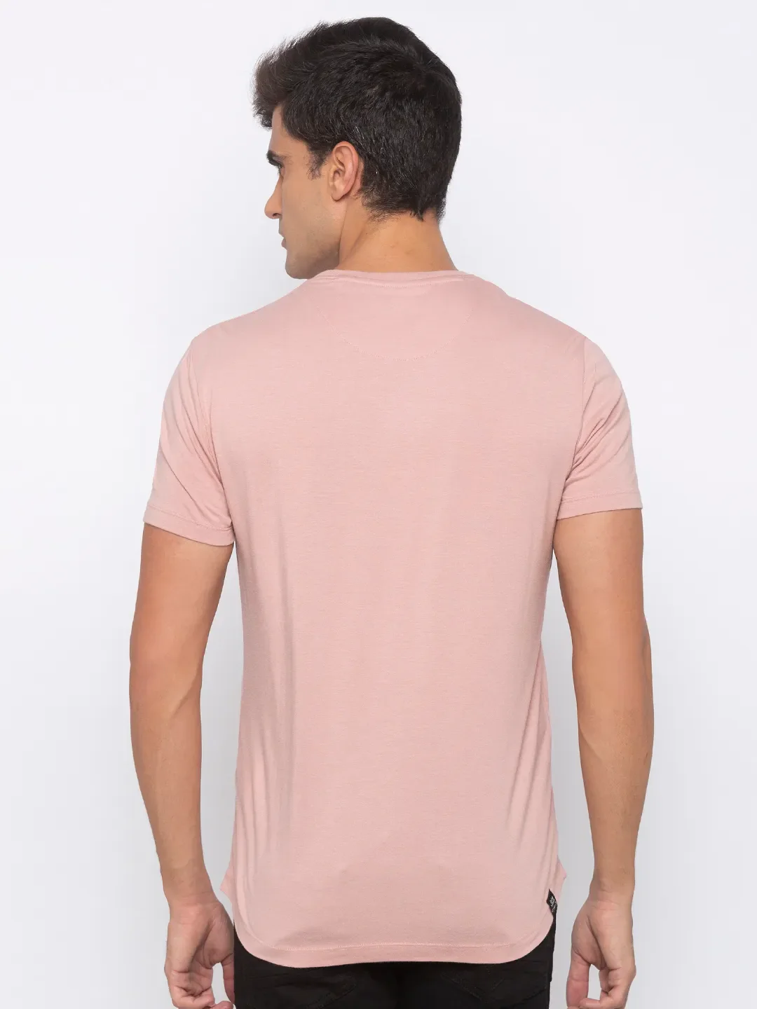Brown Regular Fit Men's Short Sleeves T-Shirt by Being Human Clothing - Image 3