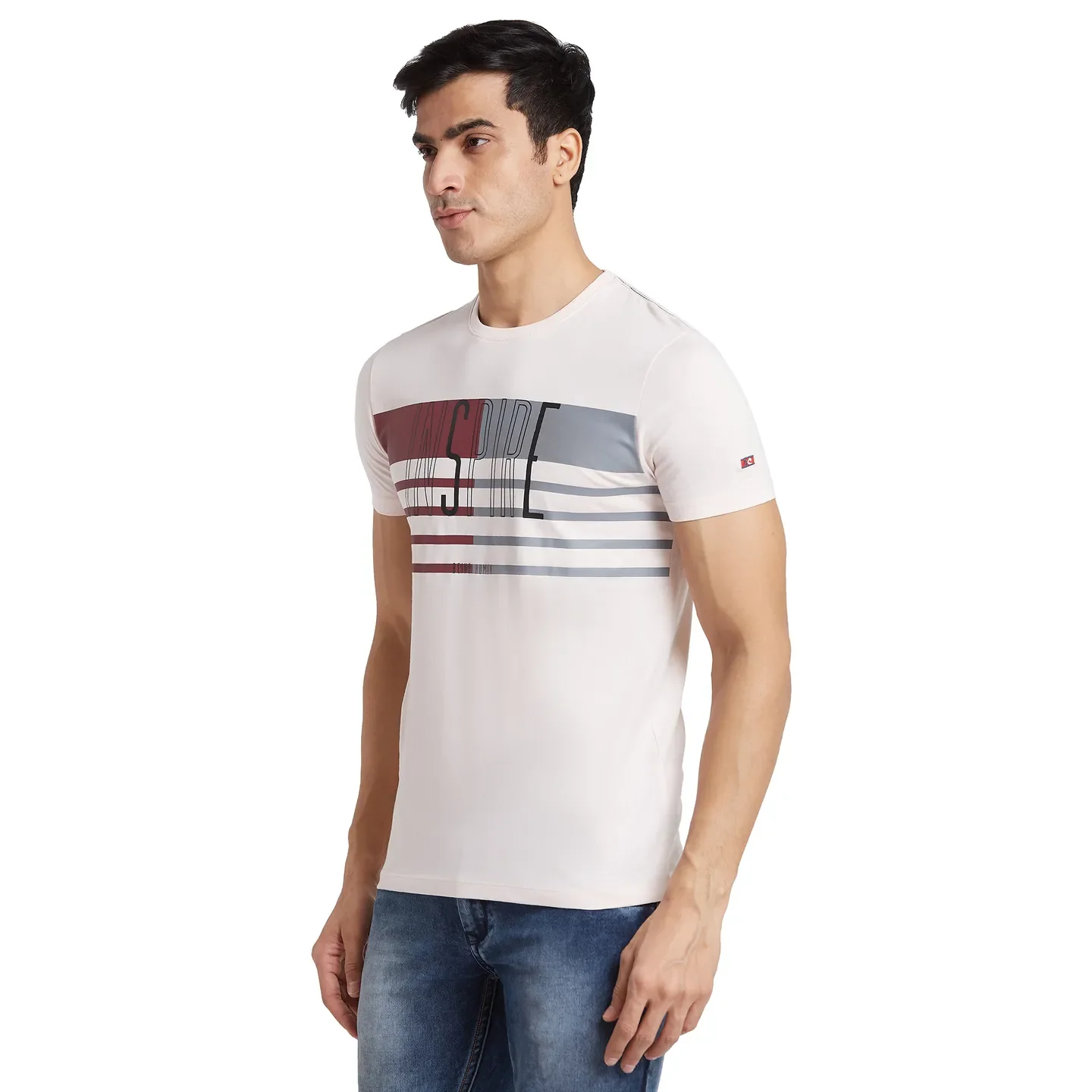 Rose Water Regular Fit Round Neck Men's T-Shirt by Being Human Clothing - Image 2