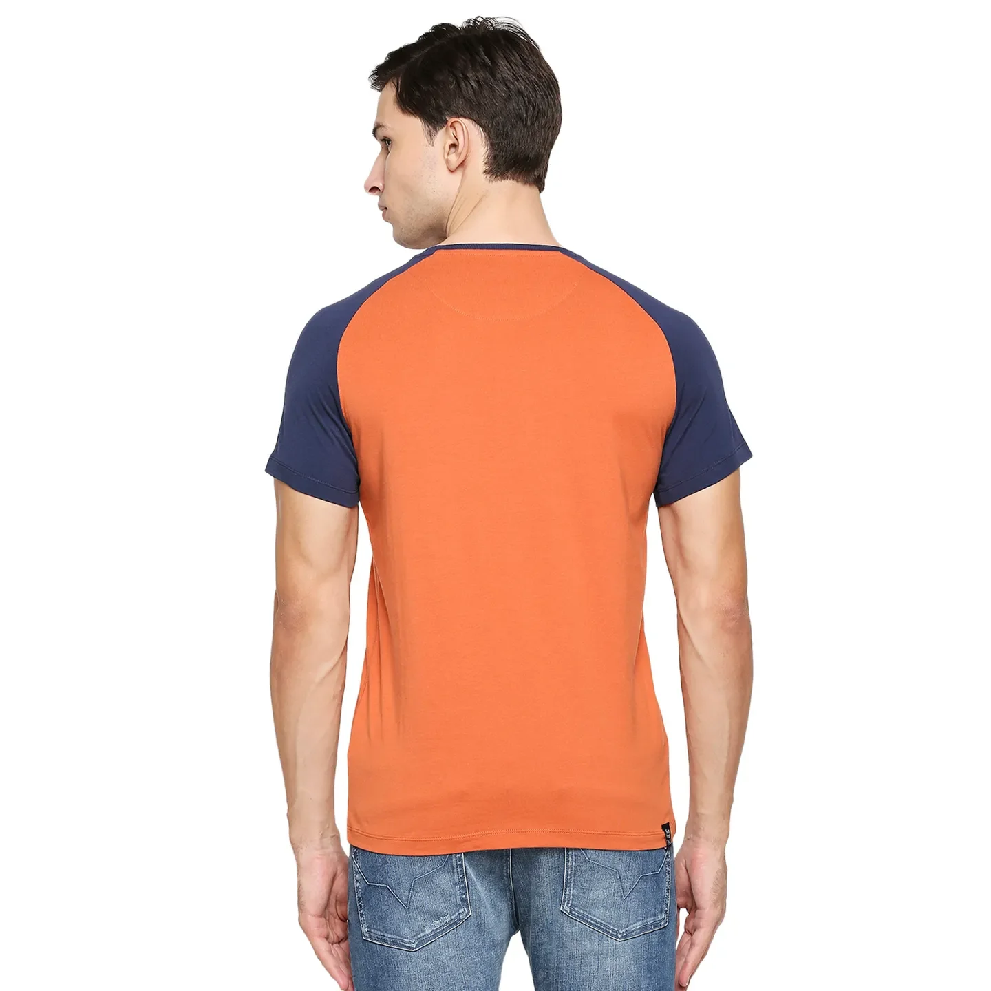 Rust Regular Fit Round Neck Men's T-Shirt by Being Human Clothing - Image 4