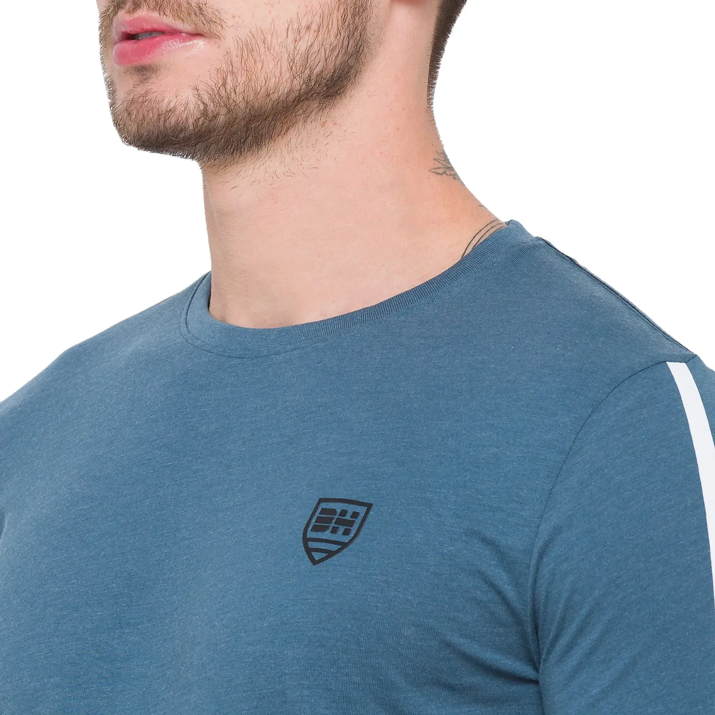 Green Regular Fit Men's Long Sleeves T-Shirt by Being Human Clothing - Image 5