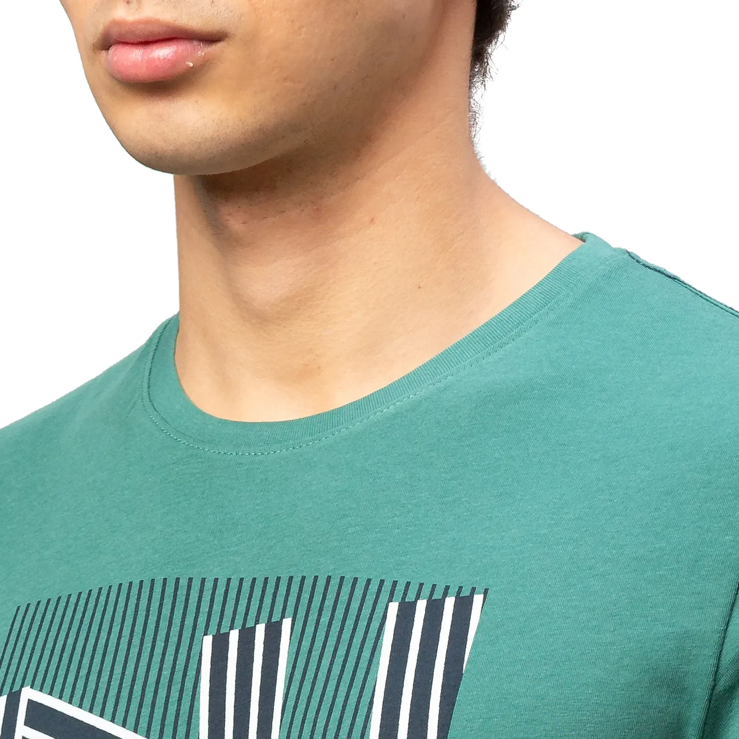 Green Regular Fit Men's Short Sleeves T-Shirt by Being Human Clothing - Image 4