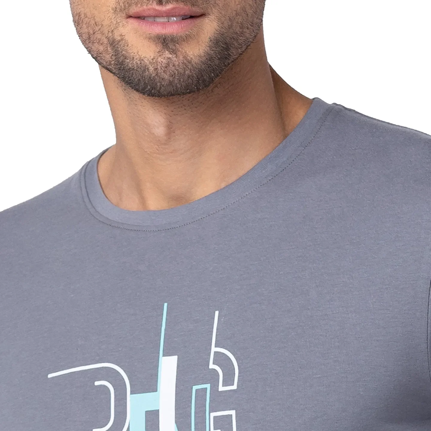 Grey Regular Fit Men's Long Sleeves T-Shirt by Being Human Clothing - Image 4