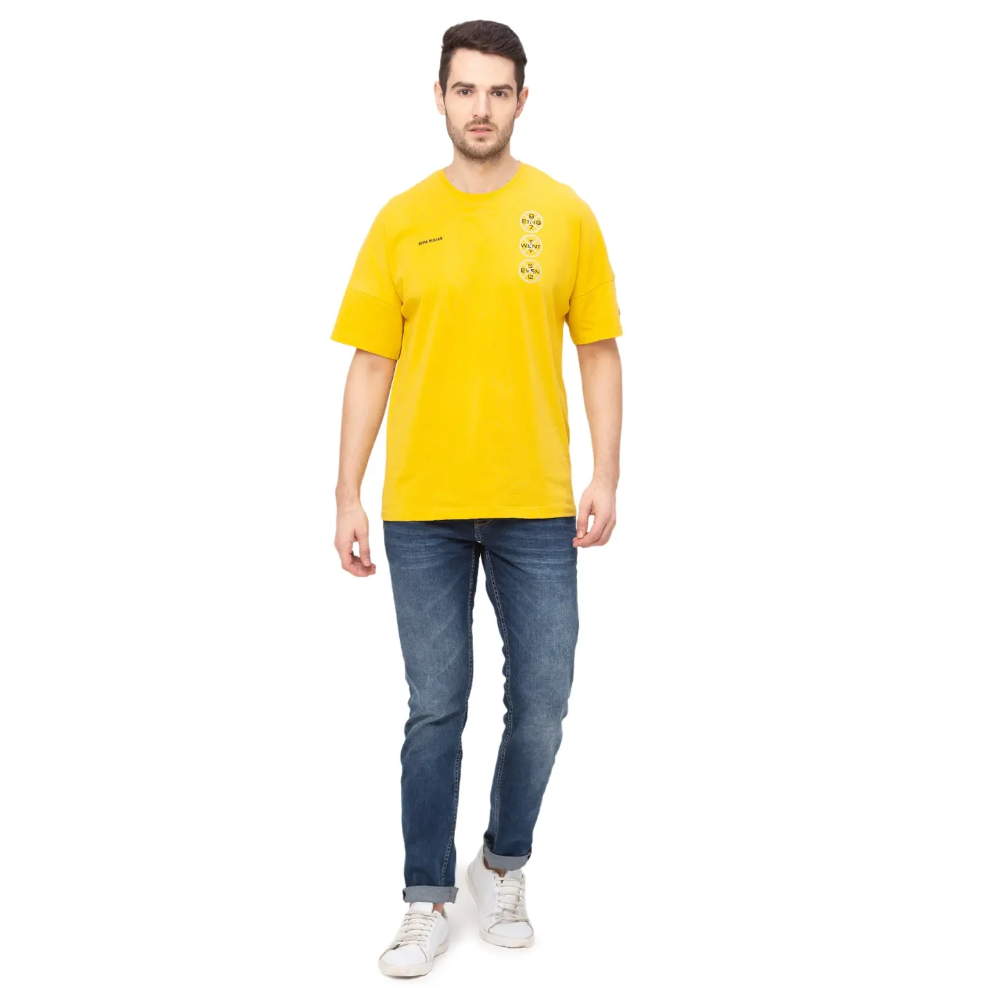 Sulfer Regular Fit Round Neck Men's T-Shirt by Being Human Clothing - Image 5
