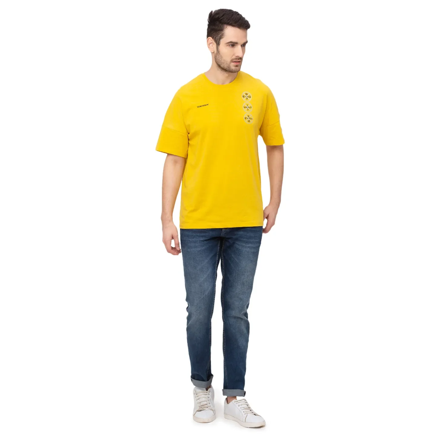 Sulfer Regular Fit Round Neck Men's T-Shirt by Being Human Clothing - Image 6