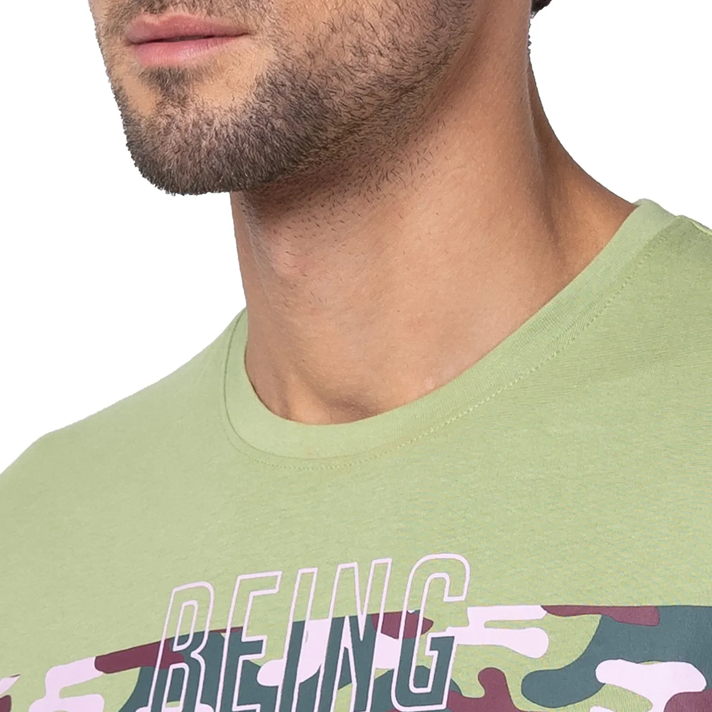 Grey Regular Fit Men's Long Sleeves T-Shirt by Being Human Clothing - Image 4