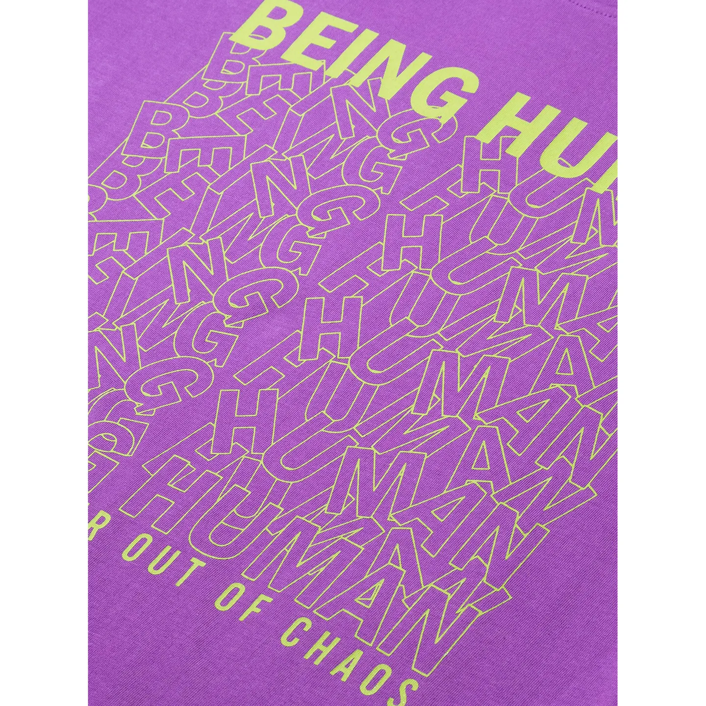 Regular Fit Voilet Crew Neck T-shirt -Being Human clothing - Image 6
