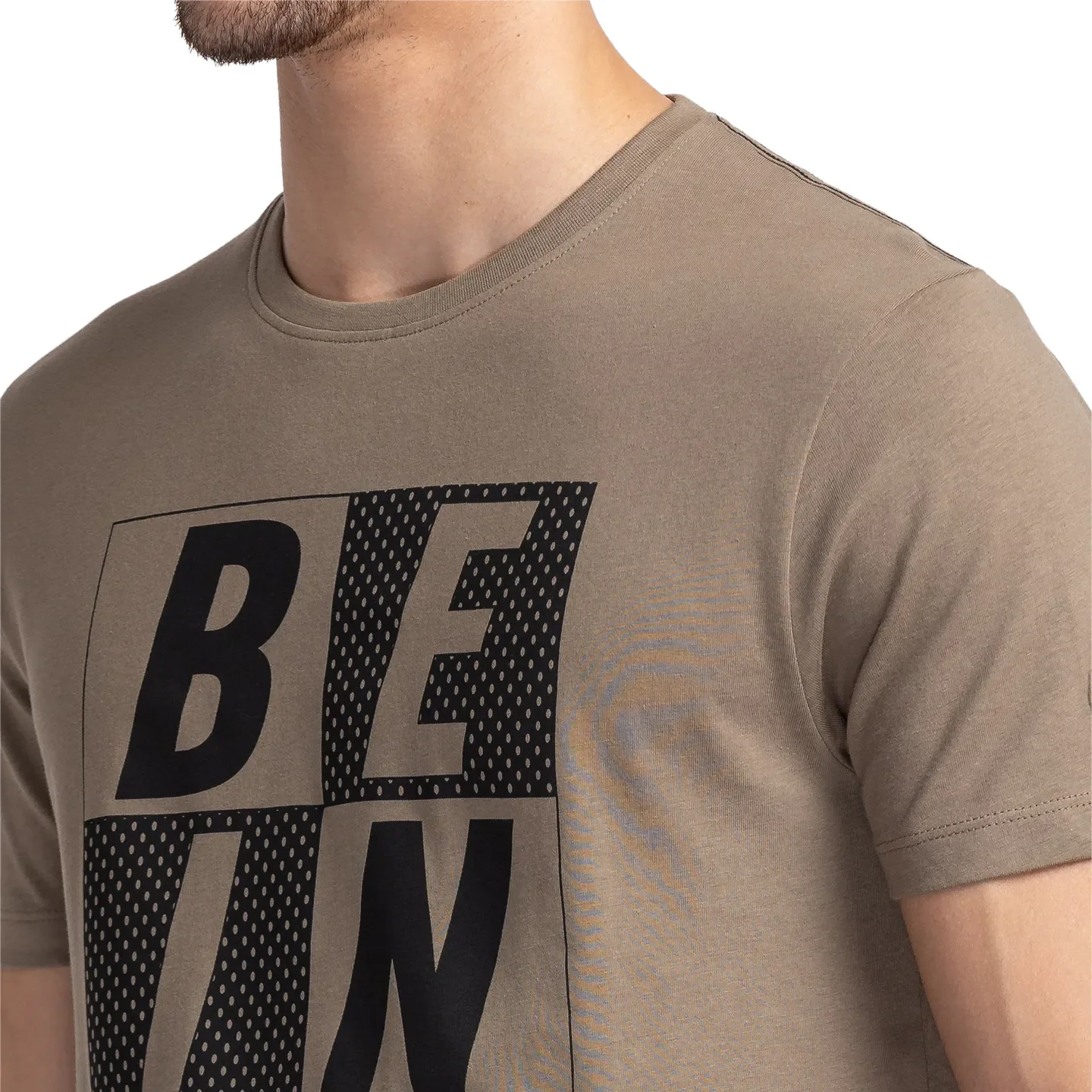 Grey Regular Fit Men's Short Sleeves T-Shirt by Being Human Clothing - Image 5