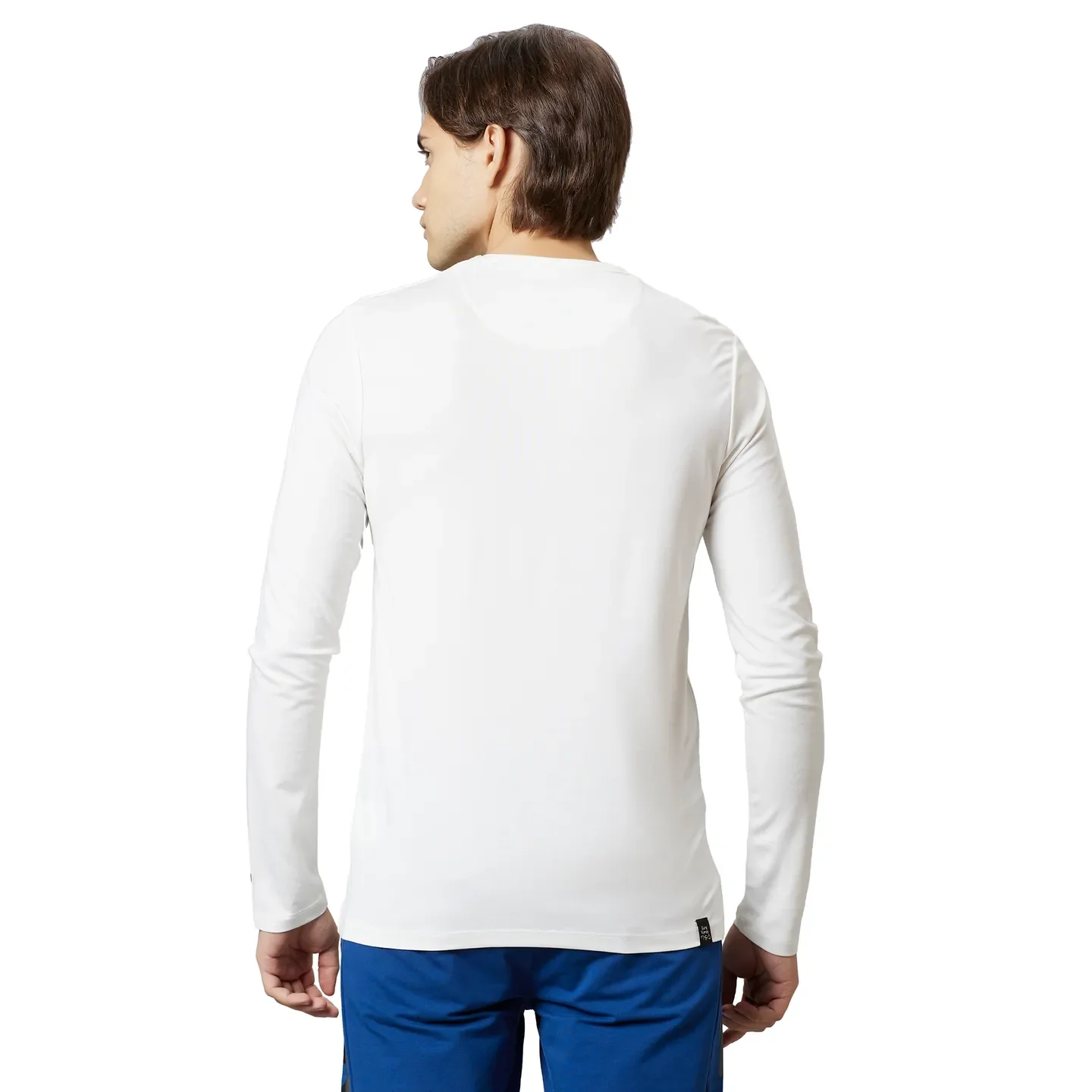 White Regular Fit Round Neck Men's T-Shirt by Being Human Clothing - Image 2