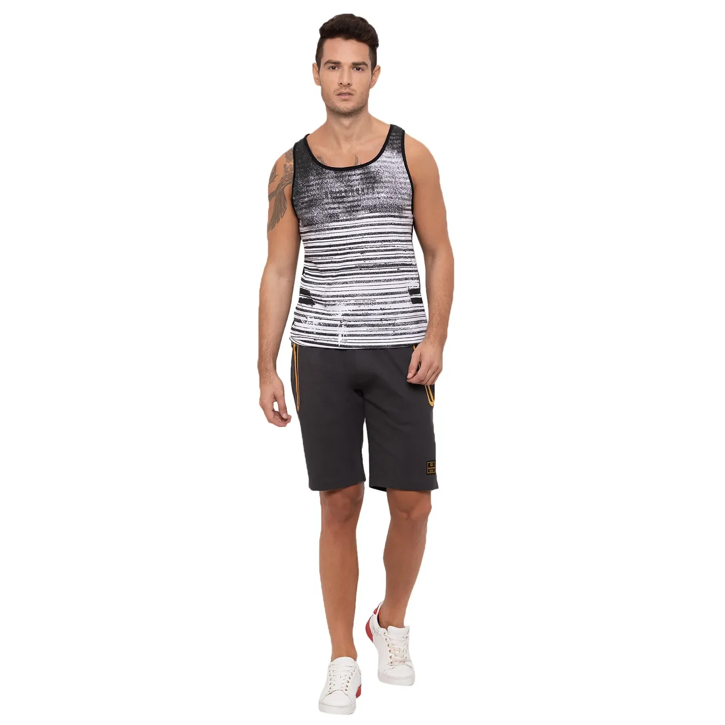 White Regular Fit Men's T-Shirt by Being Human Clothing - Image 2