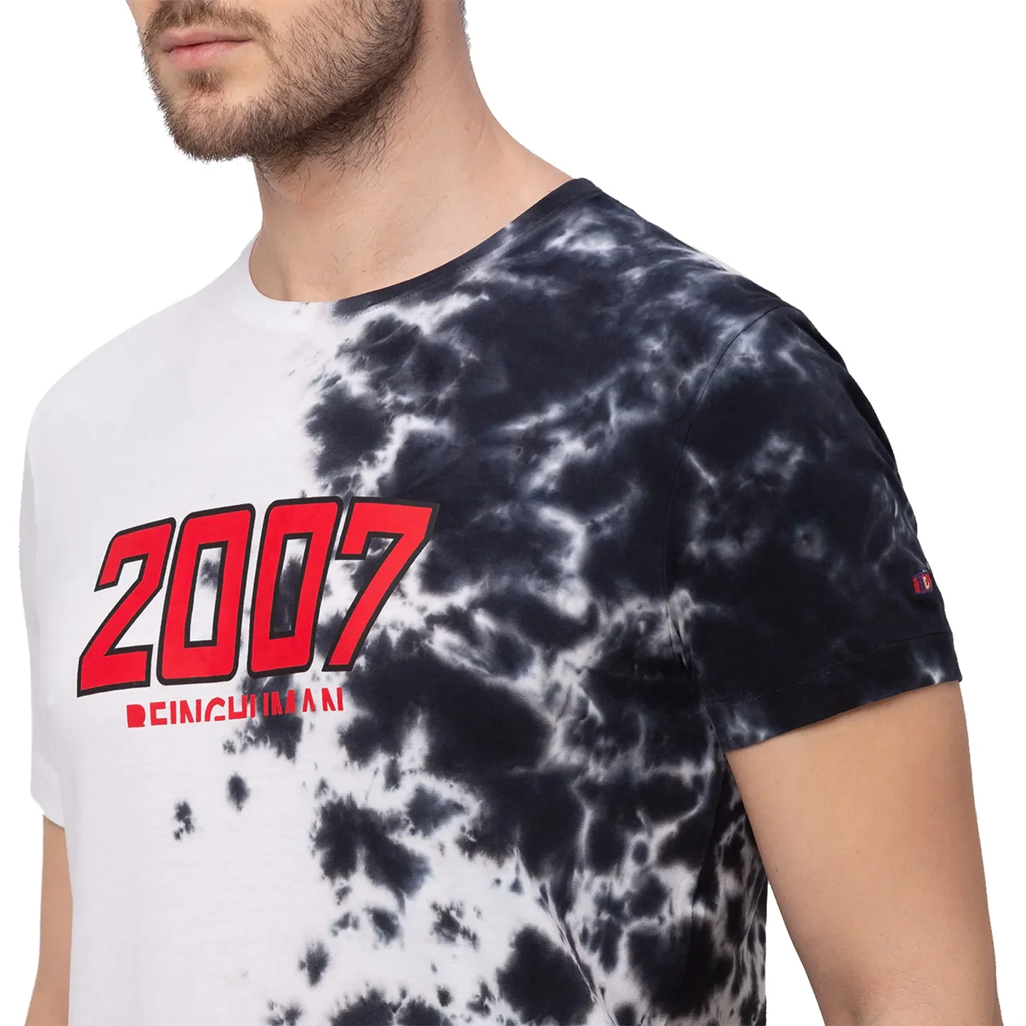 White Regular Fit Men's Short Sleeves T-Shirt by Being Human Clothing - Image 5
