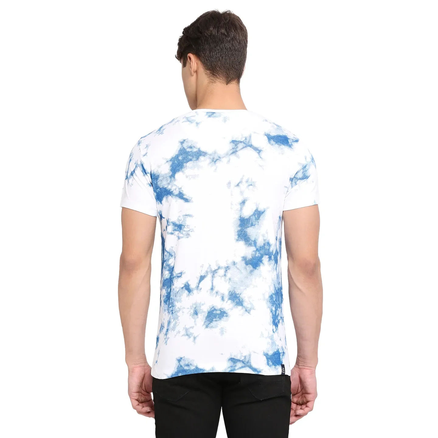 White Regular Fit Men's Short Sleeves T-Shirt by Being Human Clothing - Image 4