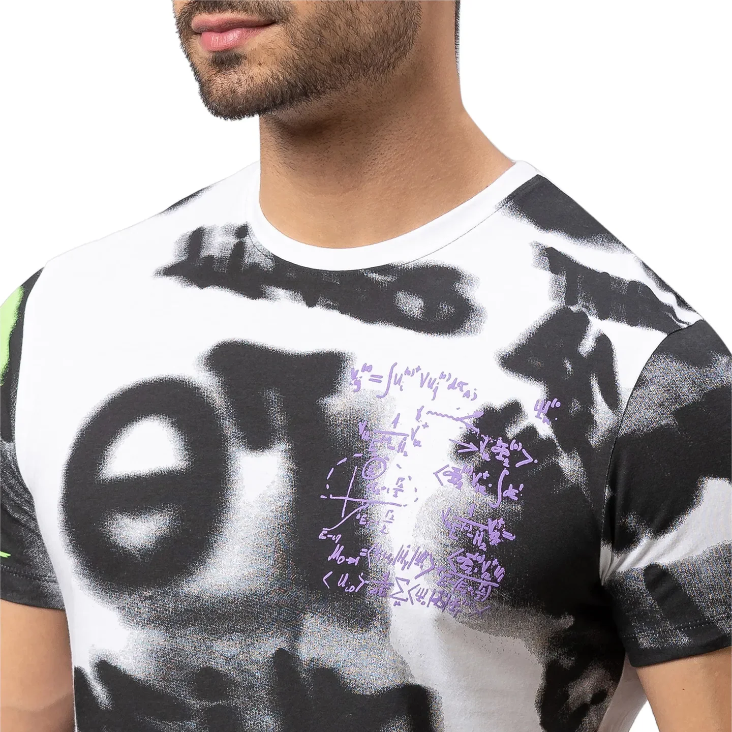 White Regular Fit Men's Short Sleeves T-Shirt by Being Human Clothing - Image 5
