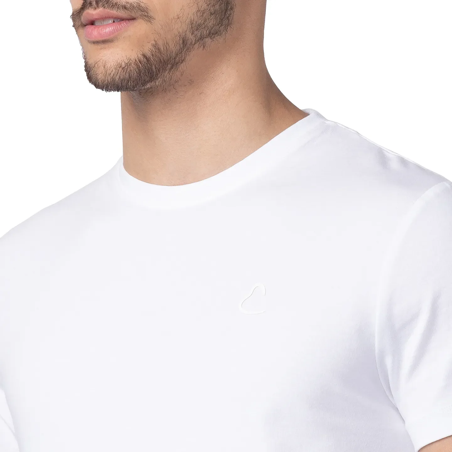 White Regular Fit Men's Short Sleeves T-Shirt by Being Human Clothing - Image 4