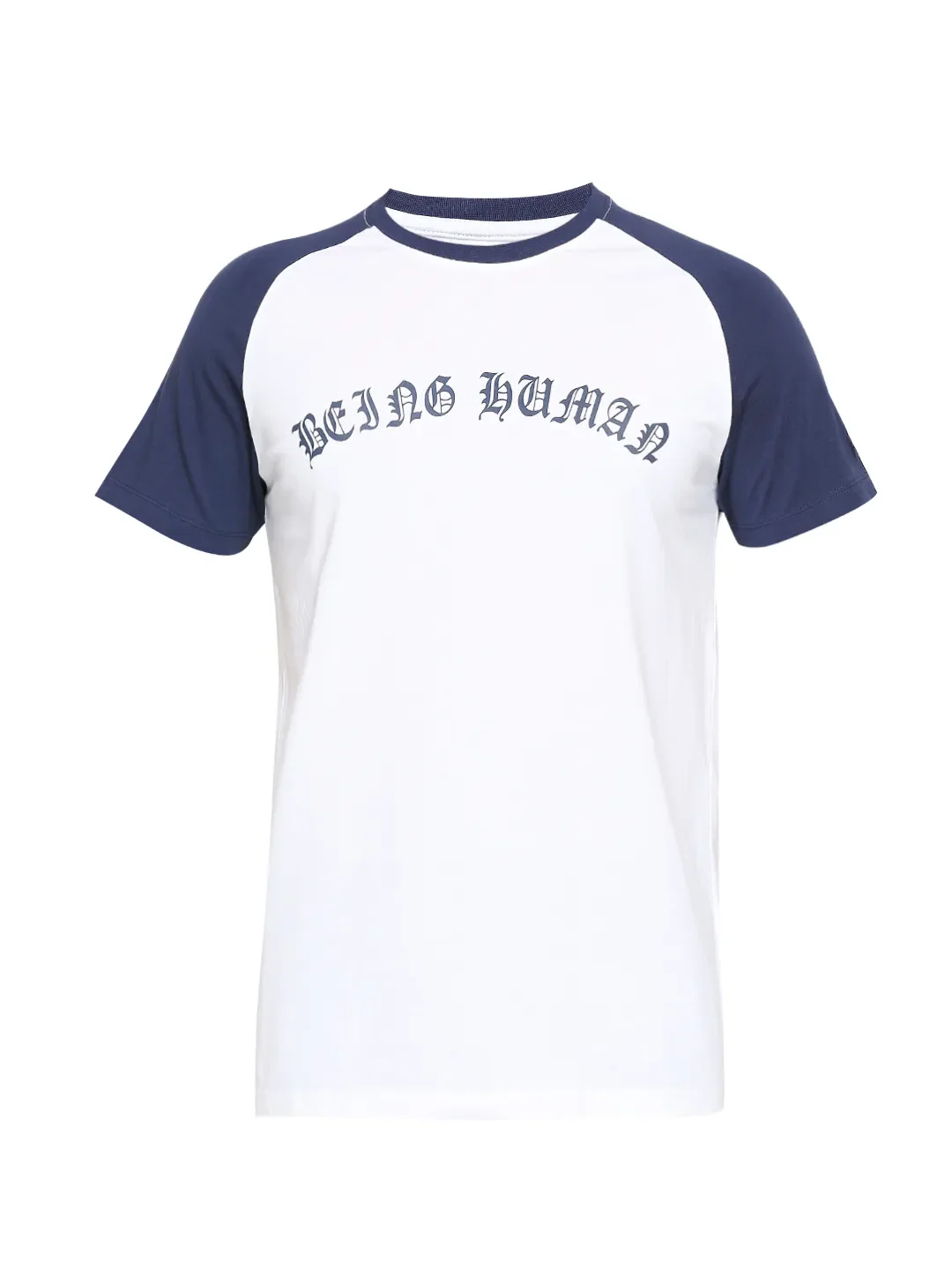 White Regular Fit Men's Short Sleeves T-Shirt by Being Human Clothing - Image 7
