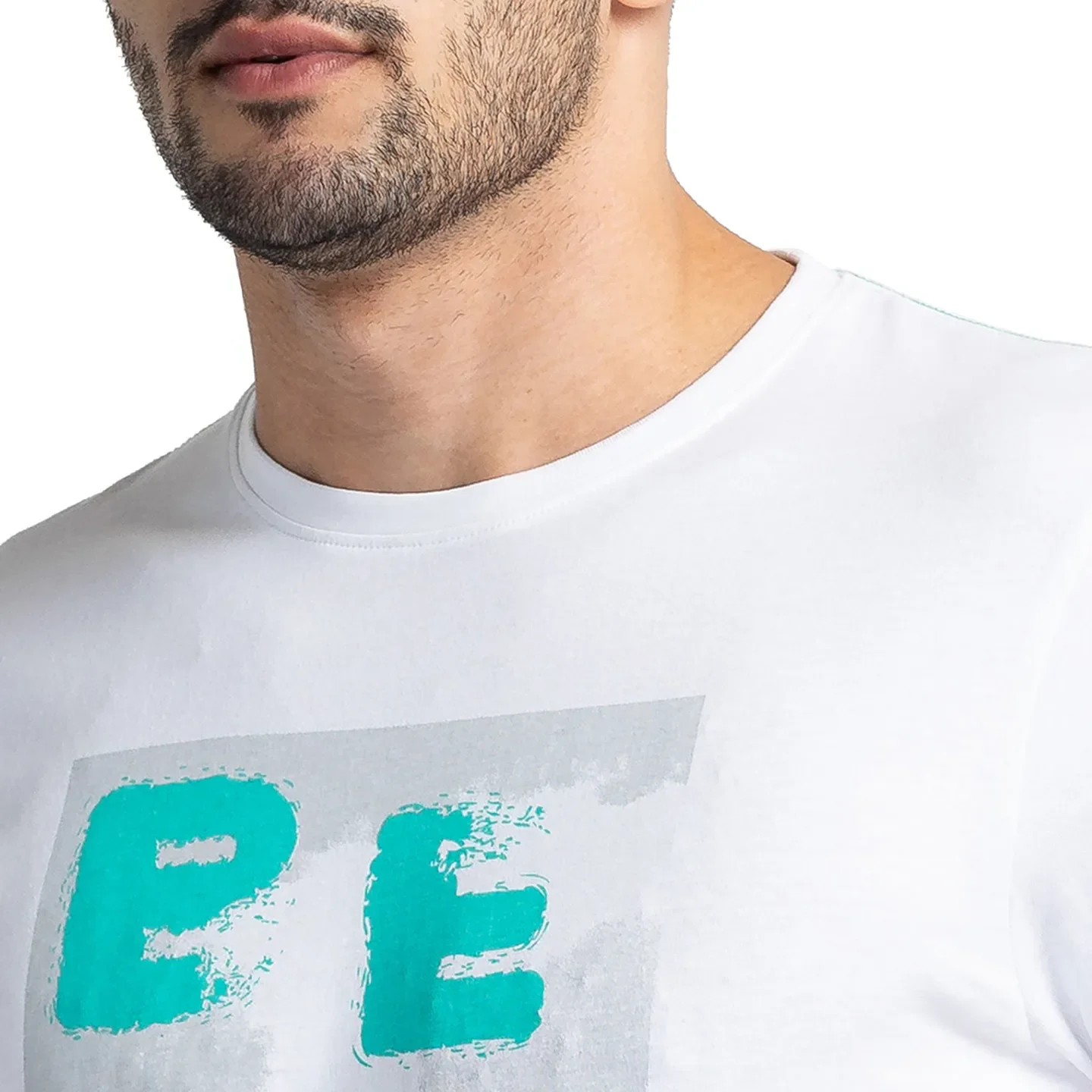 White Regular Fit Men's Short Sleeves T-Shirt by Being Human Clothing - Image 5