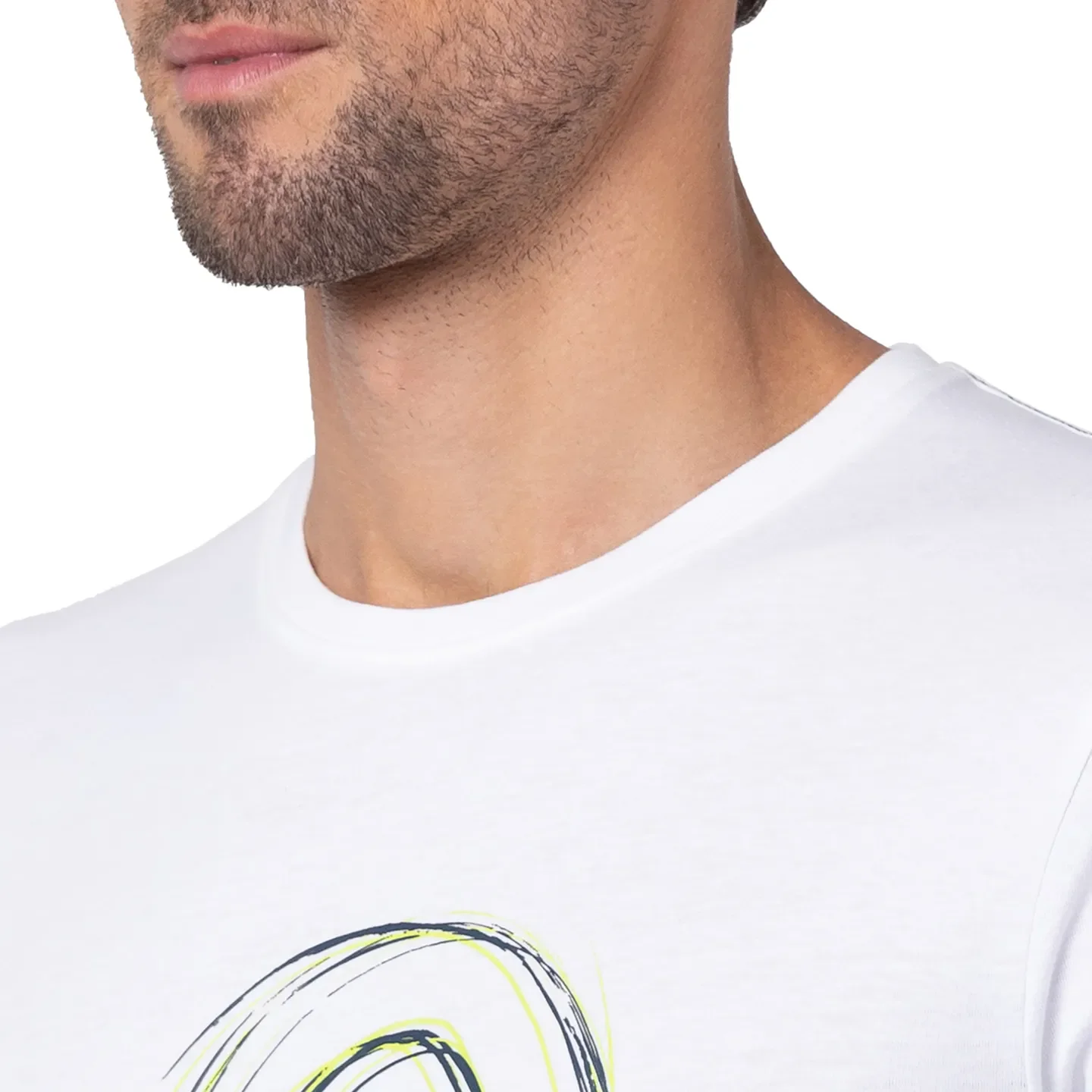 White Regular Fit Men's Short Sleeves T-Shirt by Being Human Clothing - Image 5