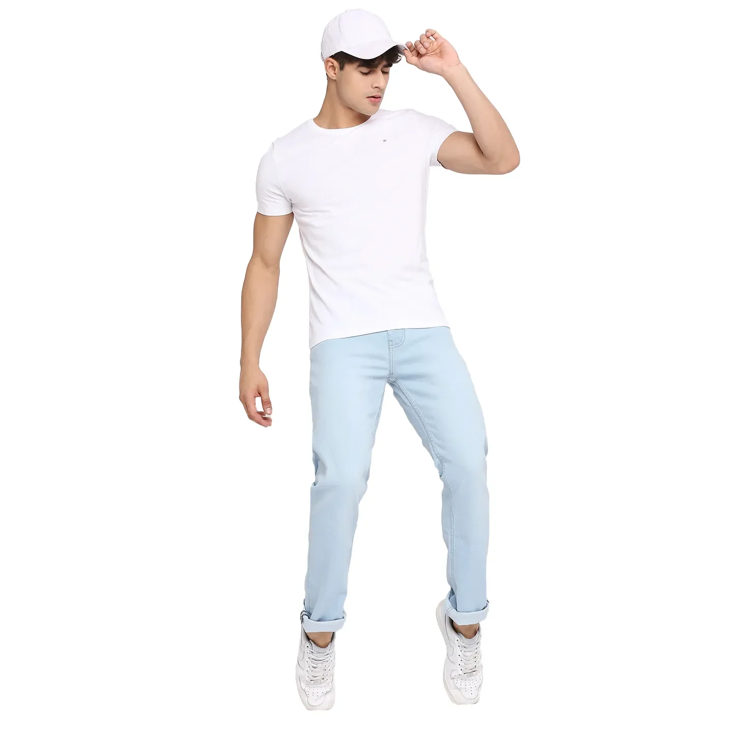 White Regular Fit Men's Short Sleeves T-Shirt by Being Human Clothing - Image 12