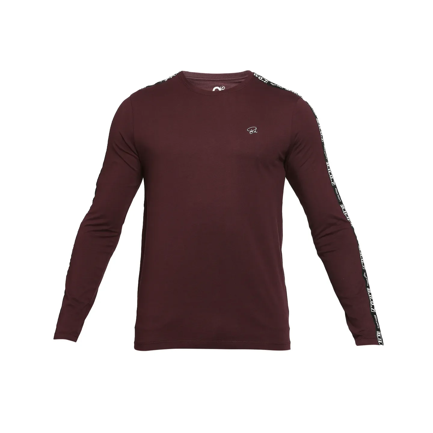Red Regular Fit Men's Long Sleeves T-Shirt by Being Human Clothing - Image 7