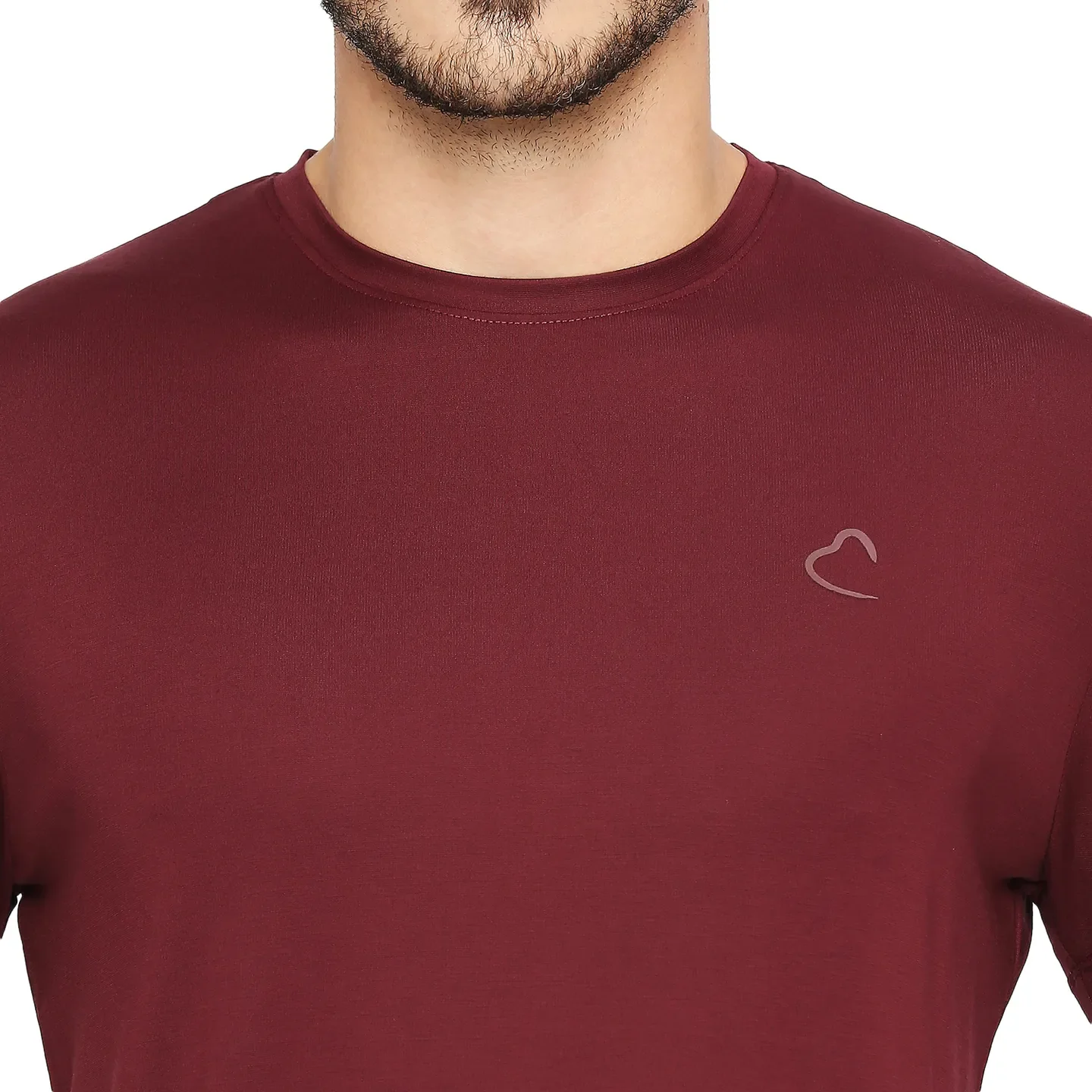 Red Regular Fit Men's Short Sleeves T-Shirt by Being Human Clothing - Image 5