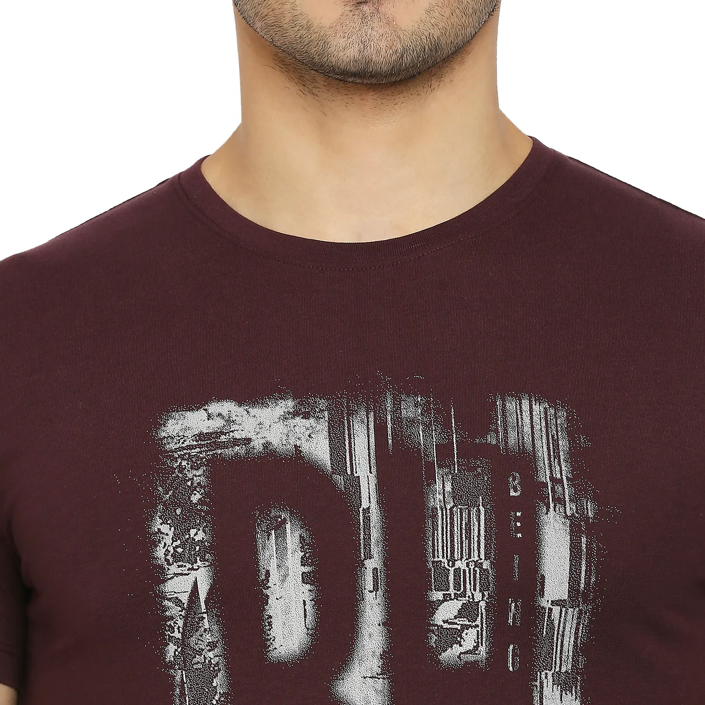Red Regular Fit Men's Short Sleeves T-Shirt by Being Human Clothing - Image 2