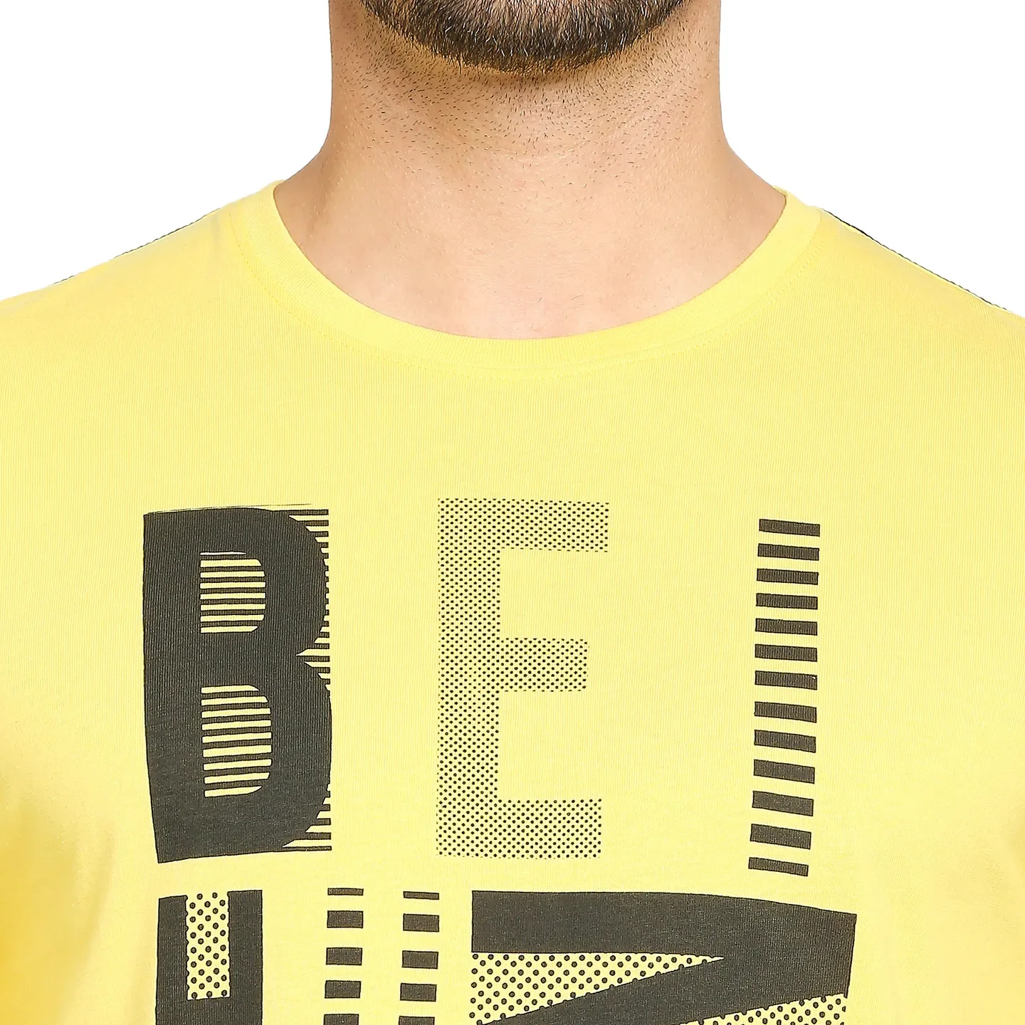 Yellow Regular Fit Men's Long Sleeves T-Shirt by Being Human Clothing - Image 2