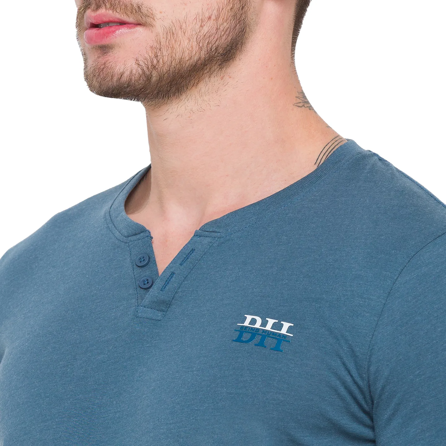 Green Regular Fit Men's Long Sleeves T-Shirt by Being Human Clothing - Image 5