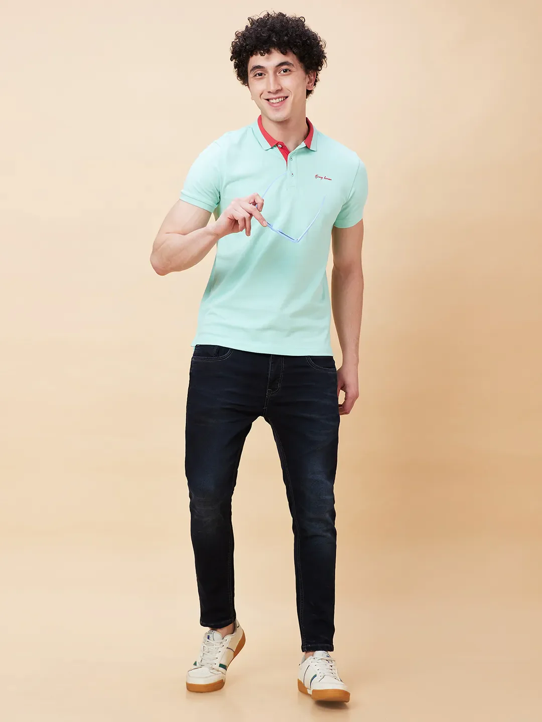 Brook Green Regular Fit Men's Polo T-Shirt by Being Human Clothing - Image 6