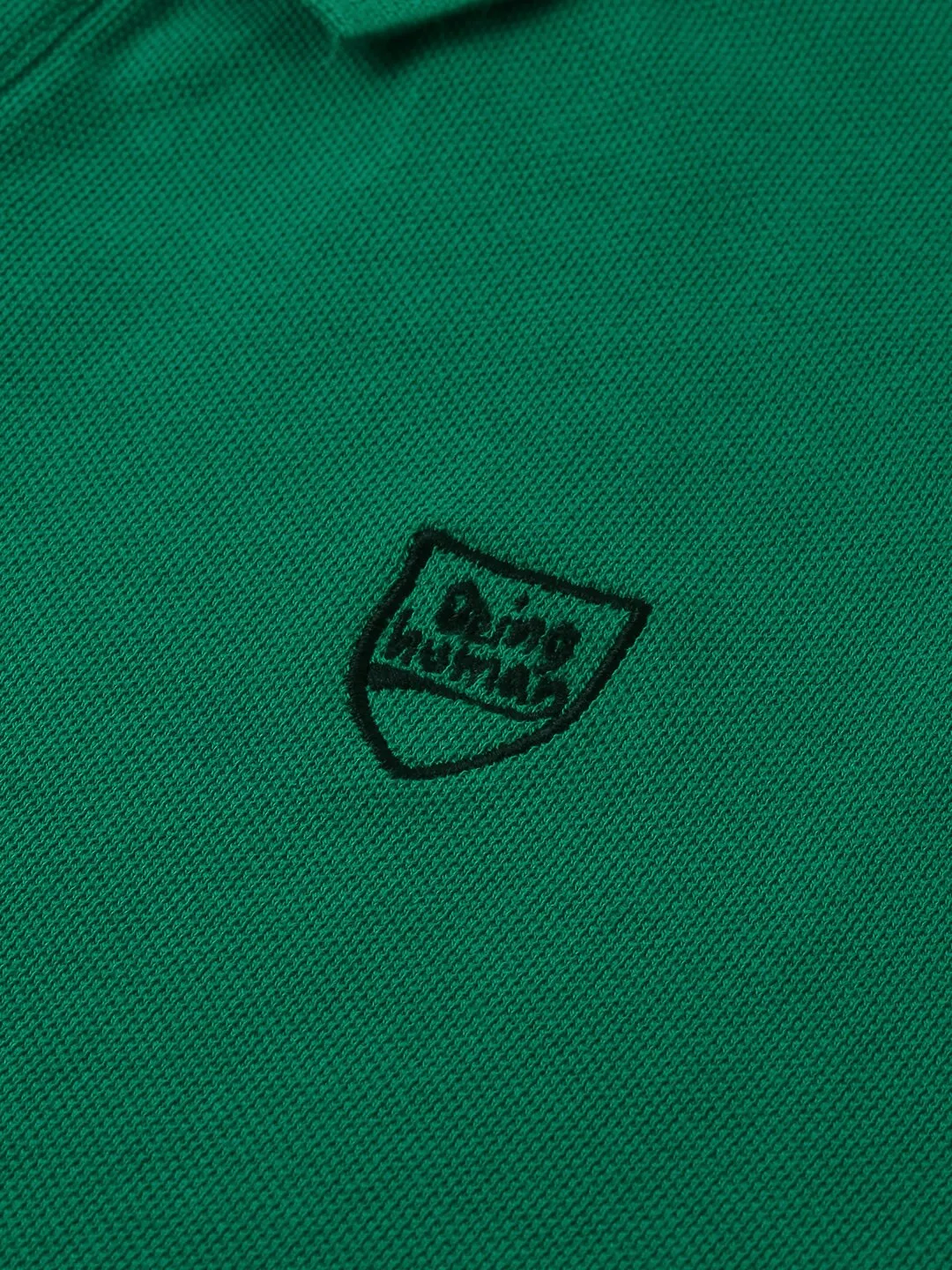 Green Regular Fit Men's Polo T-Shirt by Being Human Clothing - Image 3