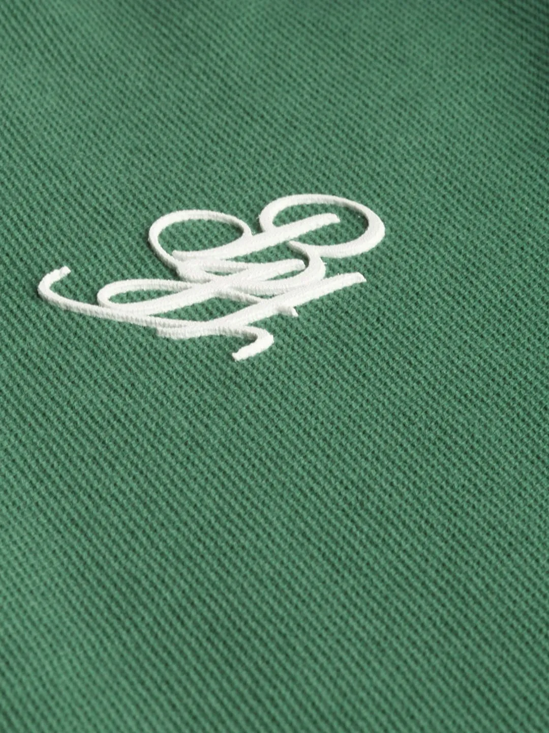 Deep Green Regular Fit Men's Polo T-Shirt by Being Human Clothing - Image 4