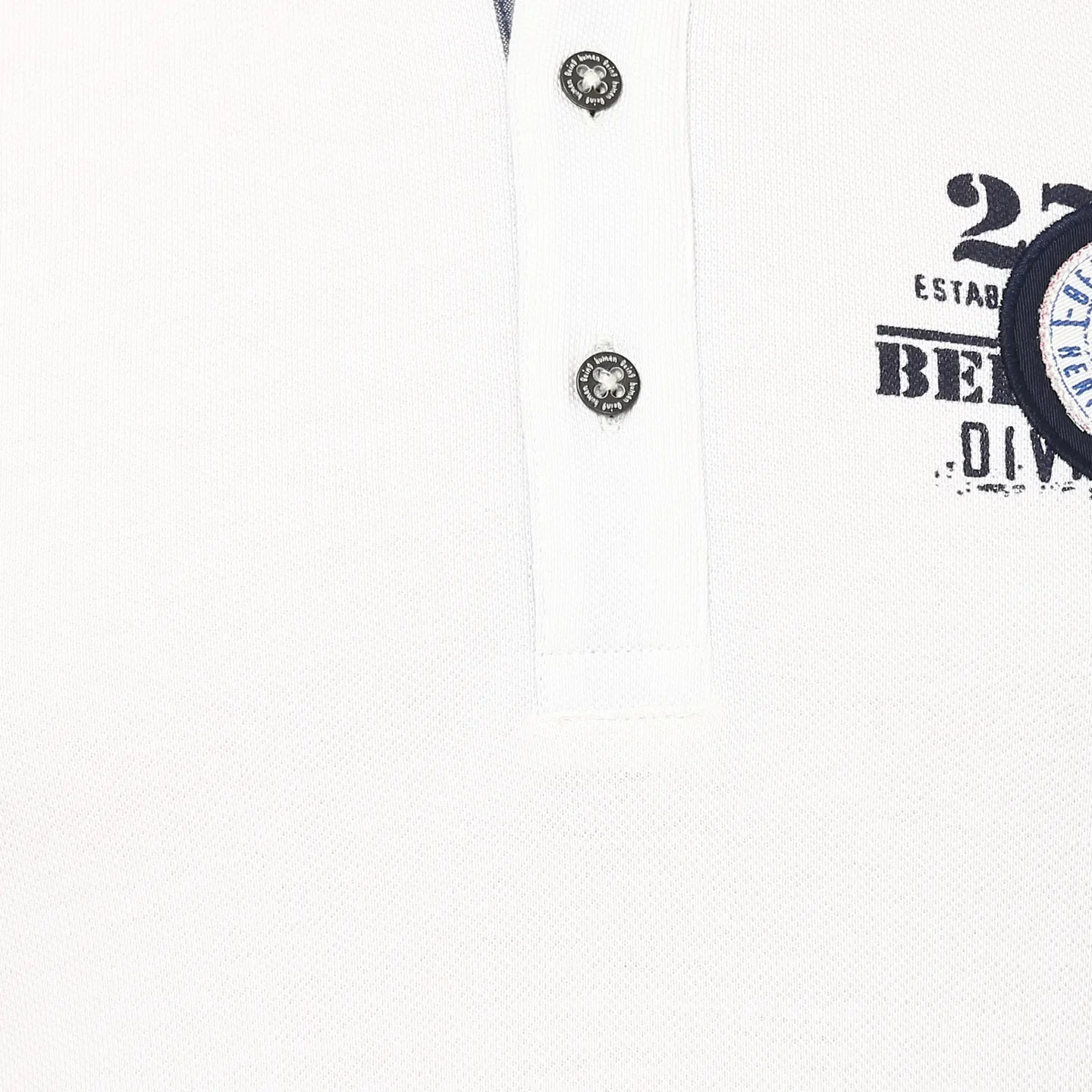 Beige Regular Fit Men's Polo T-Shirt by Being Human Clothing - Image 2
