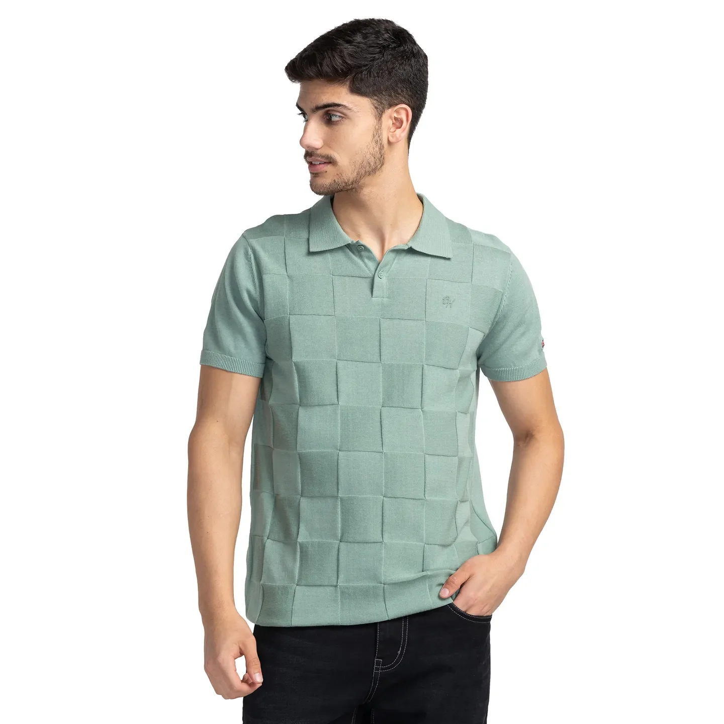 Orange Regular Fit Men's Polo T-Shirt by Being Human Clothing