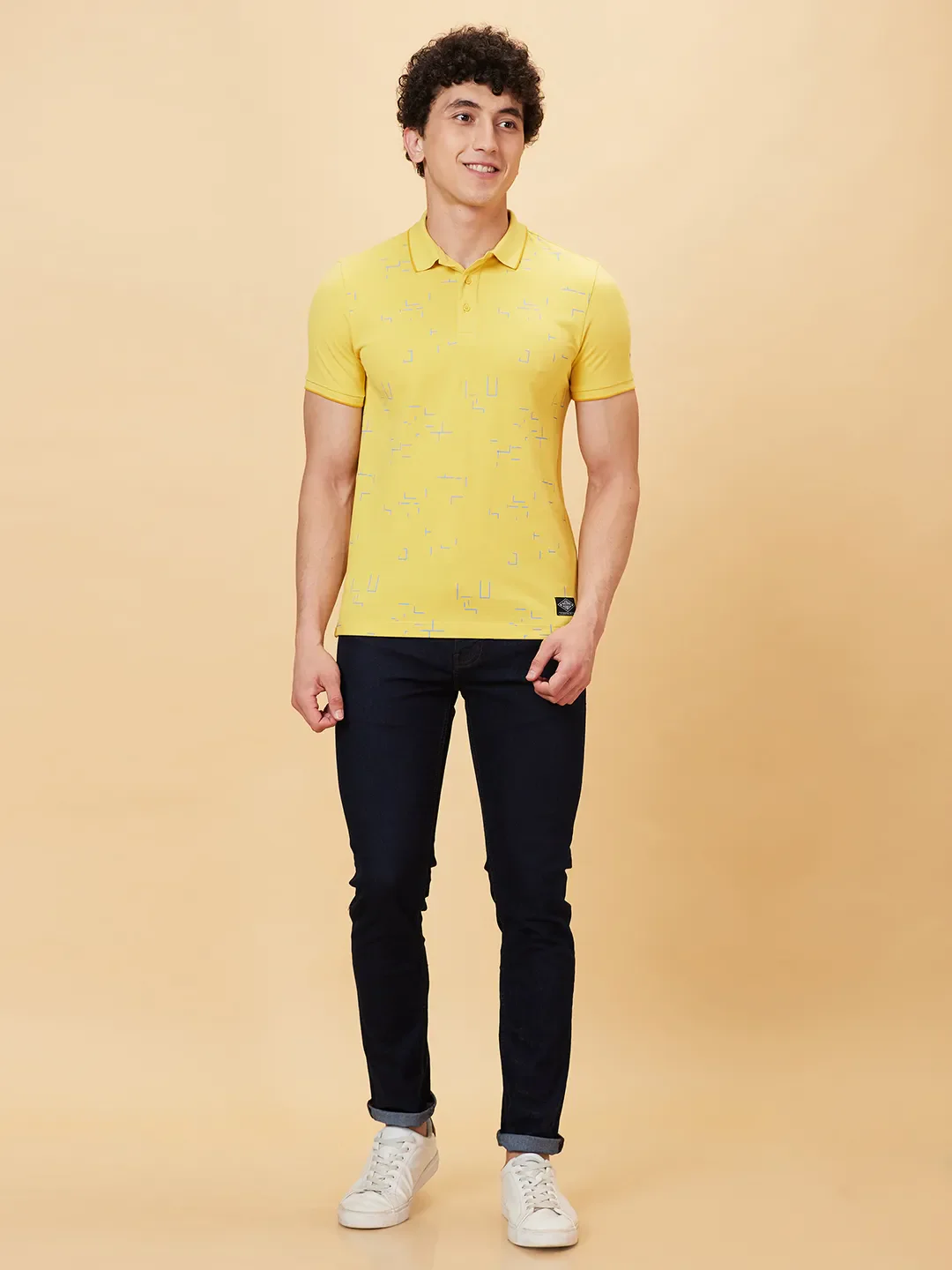 Mimosa Regular Fit Men's Polo T-Shirt by Being Human Clothing