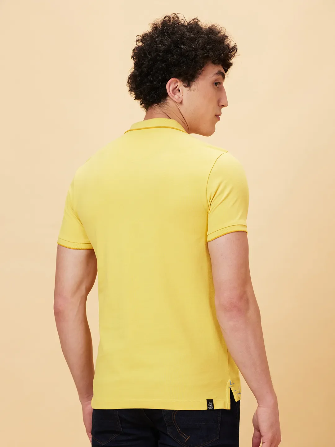 Mimosa Regular Fit Men's Polo T-Shirt by Being Human Clothing - Image 2