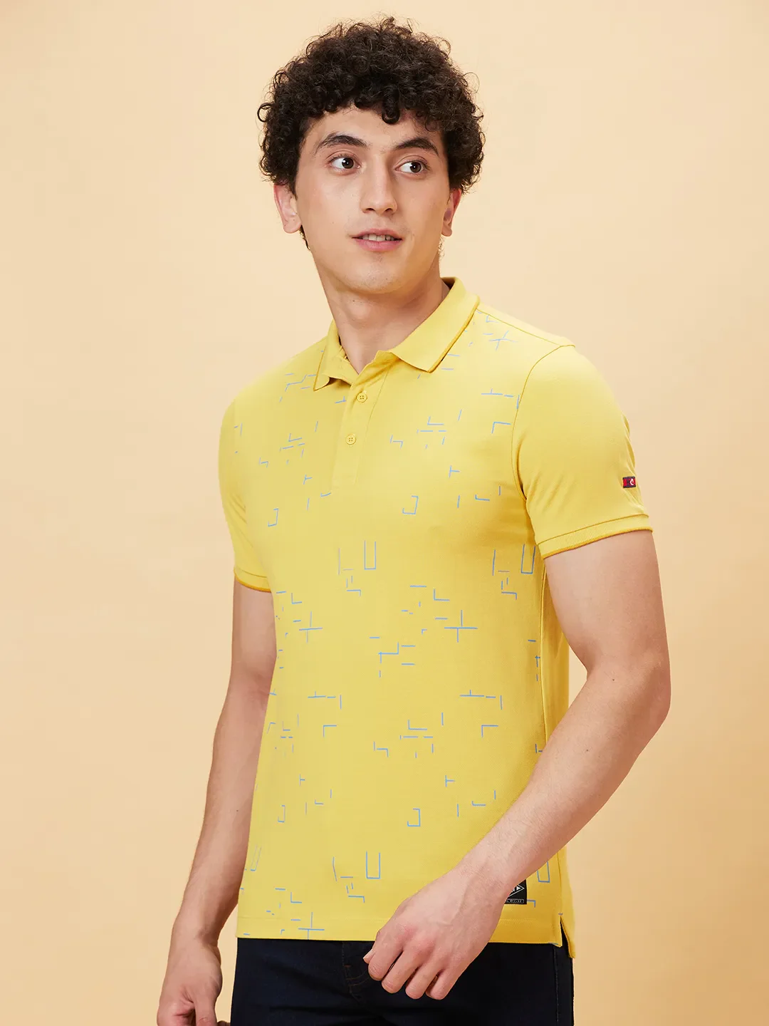 Mimosa Regular Fit Men's Polo T-Shirt by Being Human Clothing - Image 3