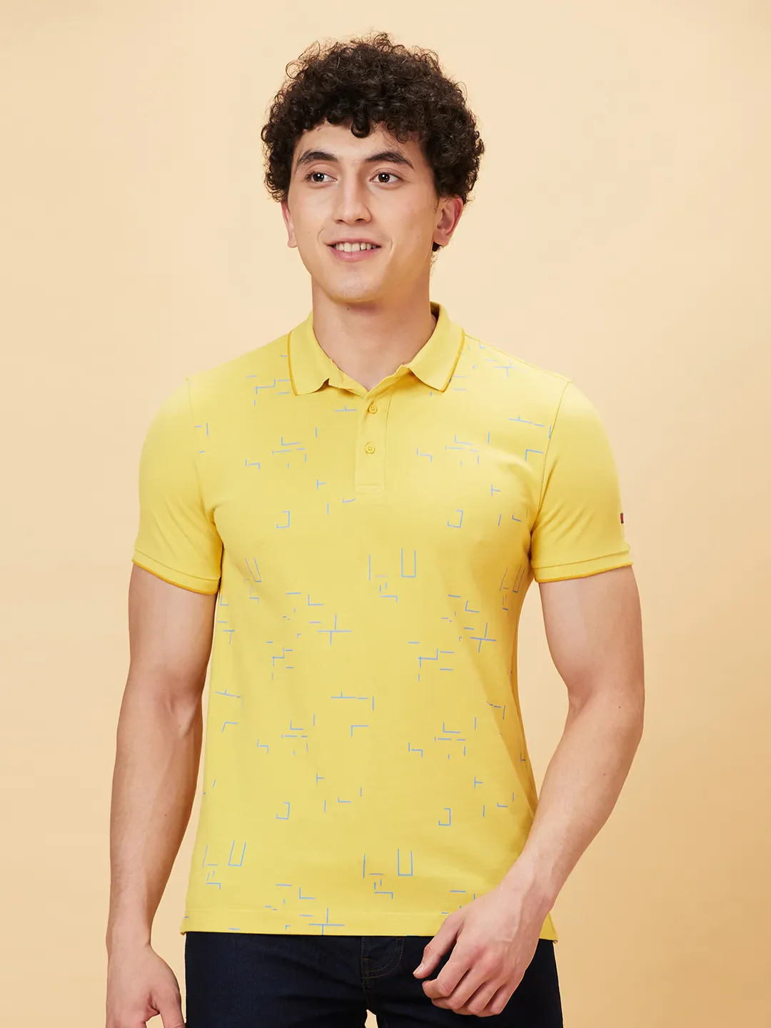 Mimosa Regular Fit Men's Polo T-Shirt by Being Human Clothing - Image 6