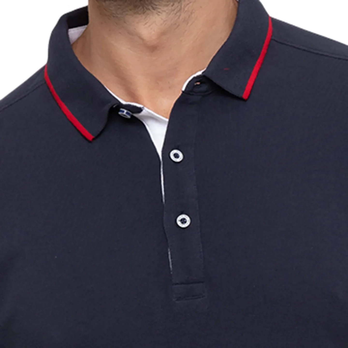Blue Regular Fit Men's Polo T-Shirt by Being Human Clothing - Image 5
