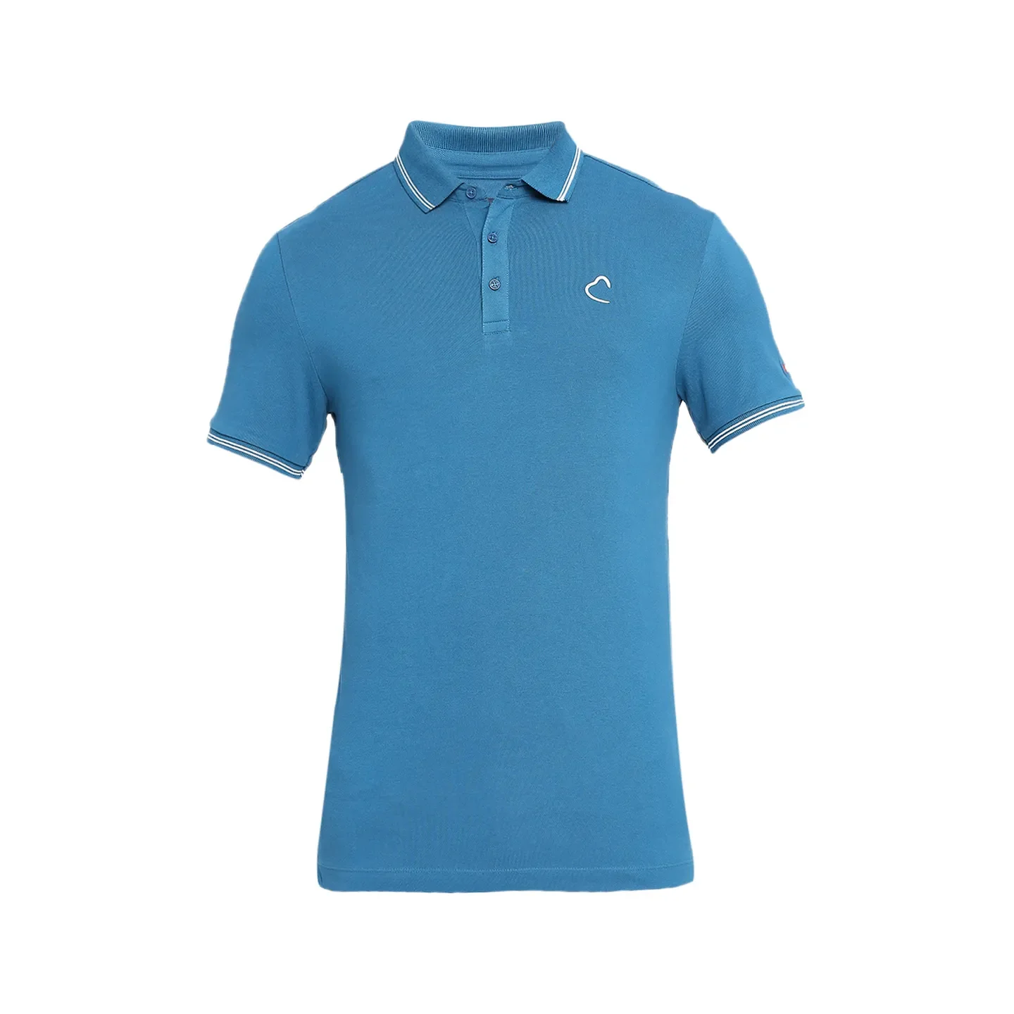 Teal Regular Fit Men's Polo T-Shirt by Being Human Clothing - Image 7