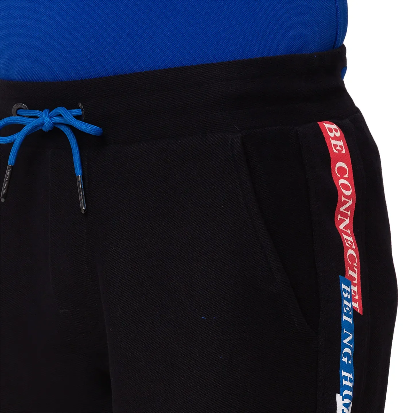 Black Regular Fit Shorts For Men By Being Human Clothing - Image 4