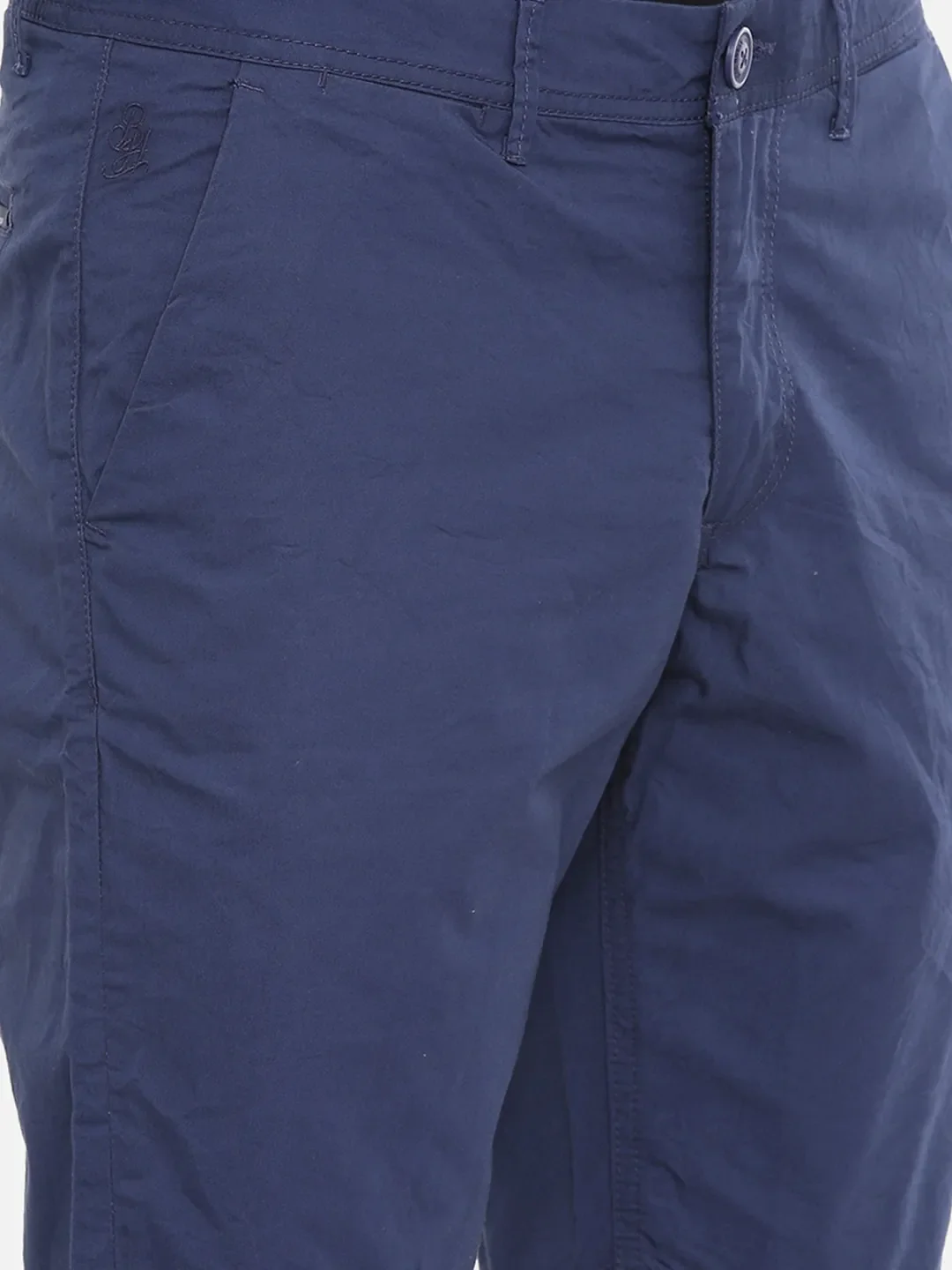 Blue Regular Fit Men's Shorts by Being Human Clothing - Image 4