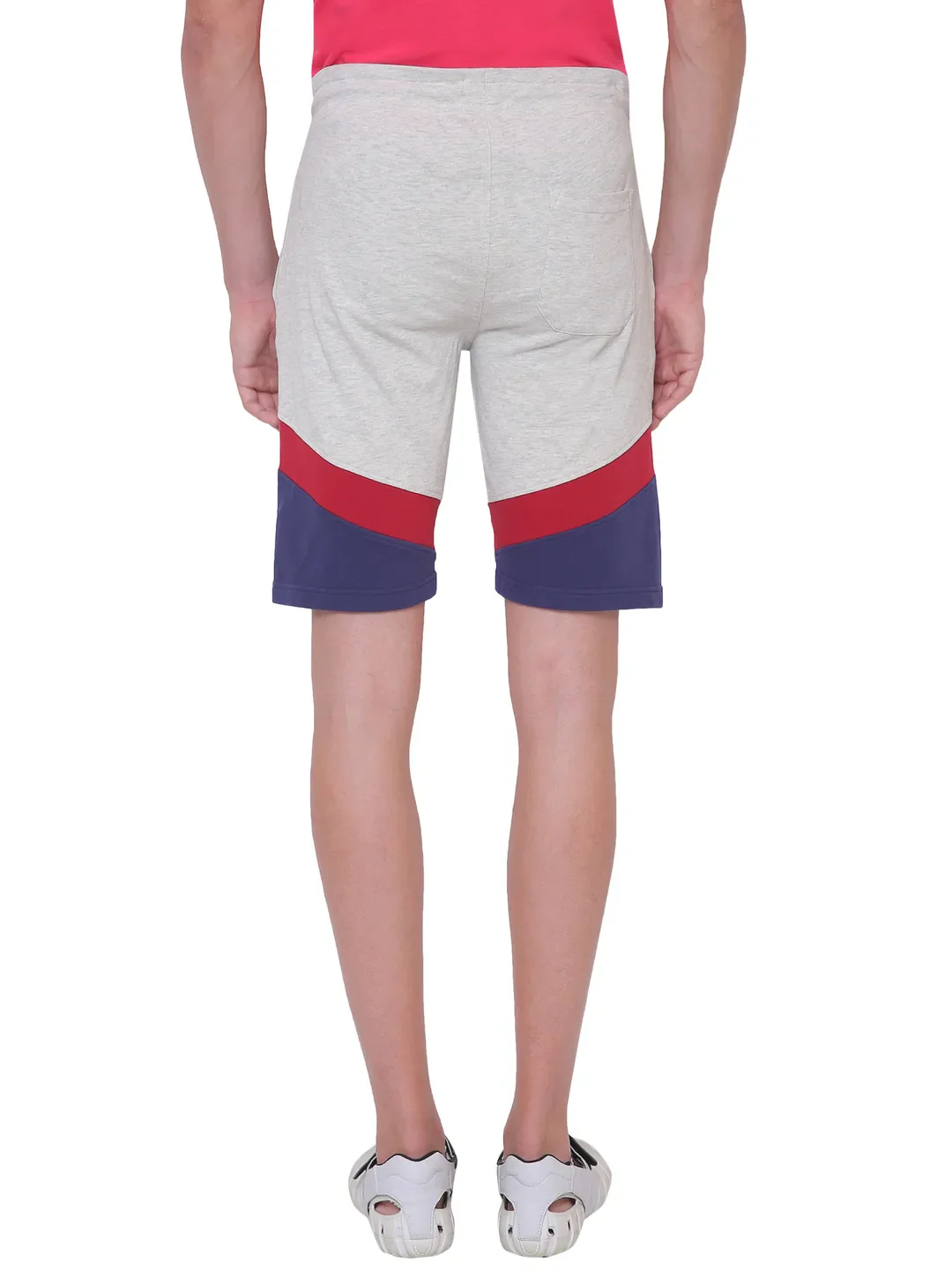 Beige Regular Fit Men's Shorts by Being Human Clothing - Image 4