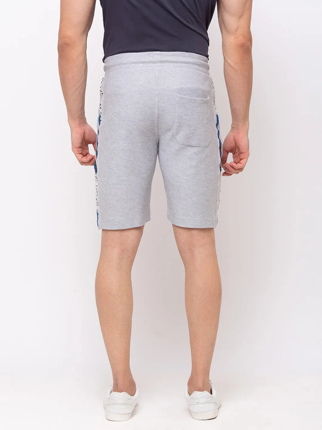 Grey Regular Fit Men's Shorts by Being Human Clothing - Image 2