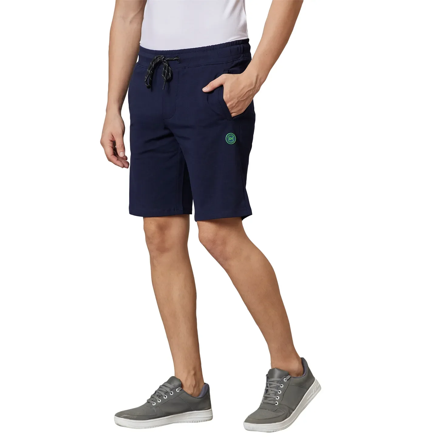Blue Regular Fit Men's Shorts by Being Human Clothing - Image 3
