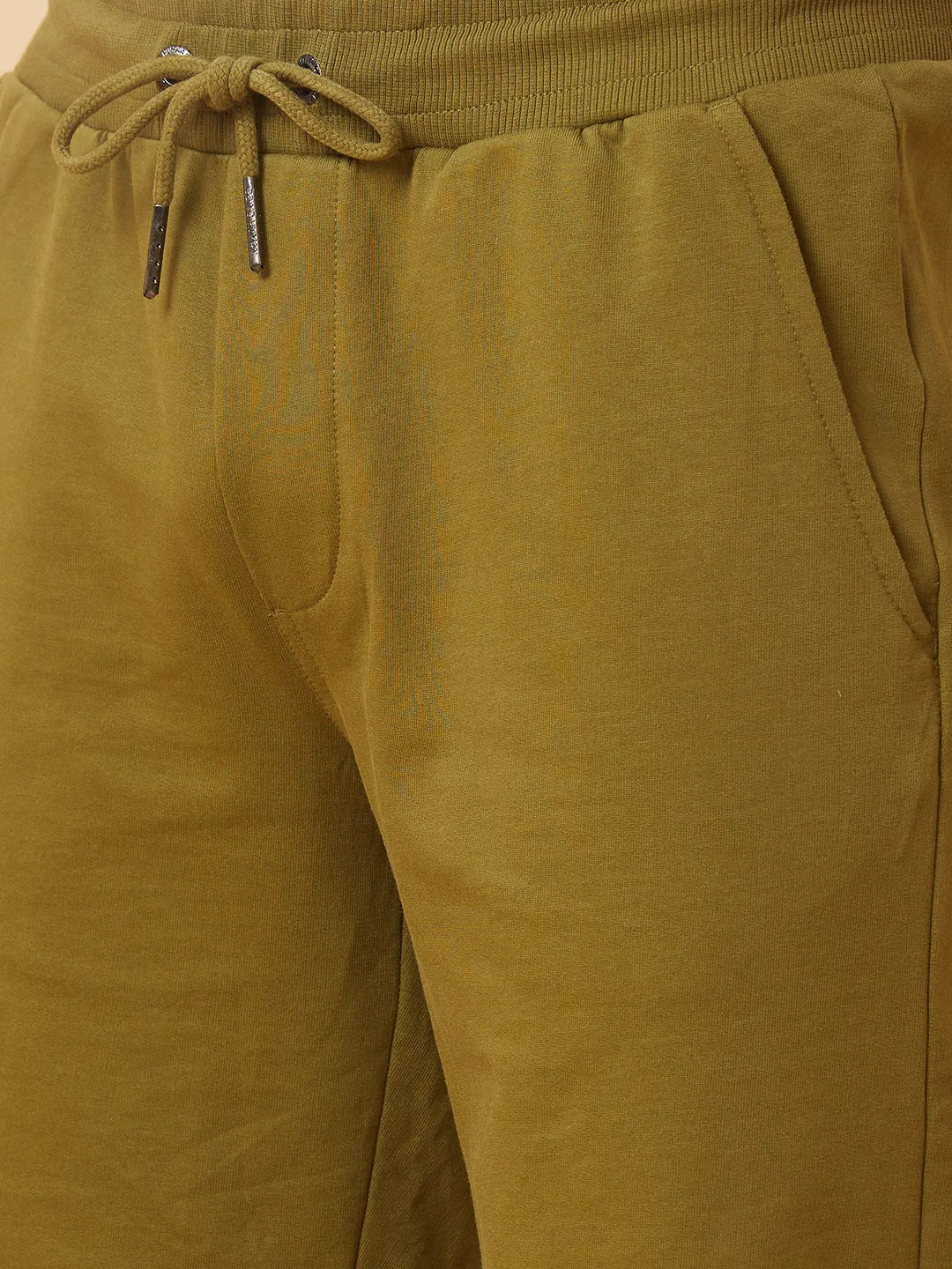 Olive Regular Fit Men's Shorts by Being Human Clothing - Image 4