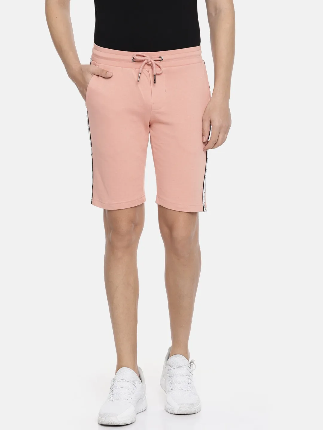 Pink Regular Fit Men's Shorts by Being Human Clothing