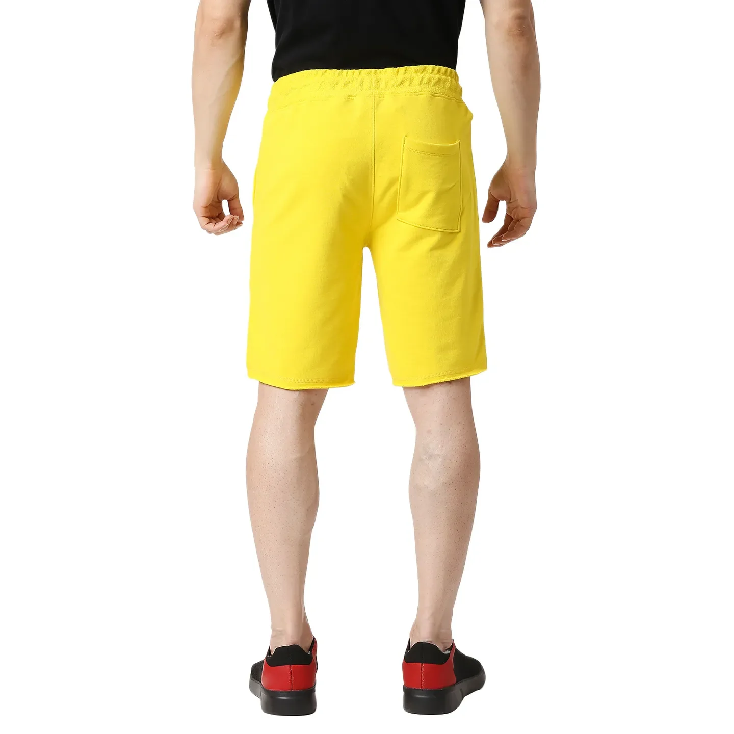 Yellow Regular Fit Men's Shorts by Being Human Clothing - Image 3