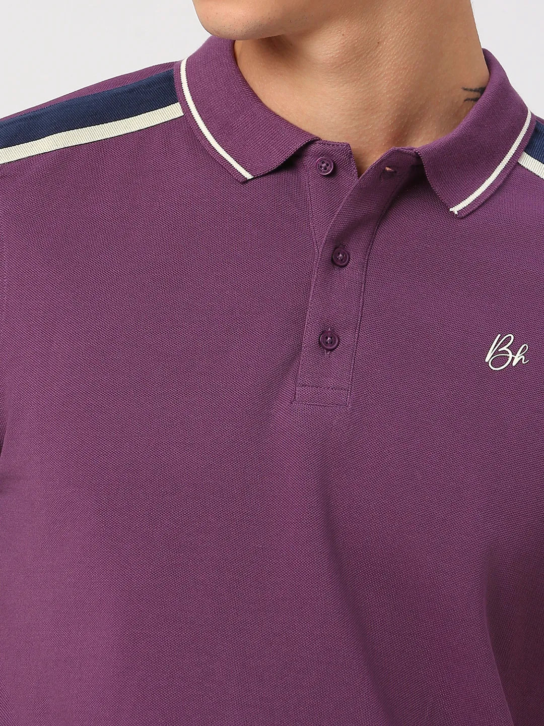 Green Regular Fit Men's Polo T-Shirt by Being Human Clothing - Image 5