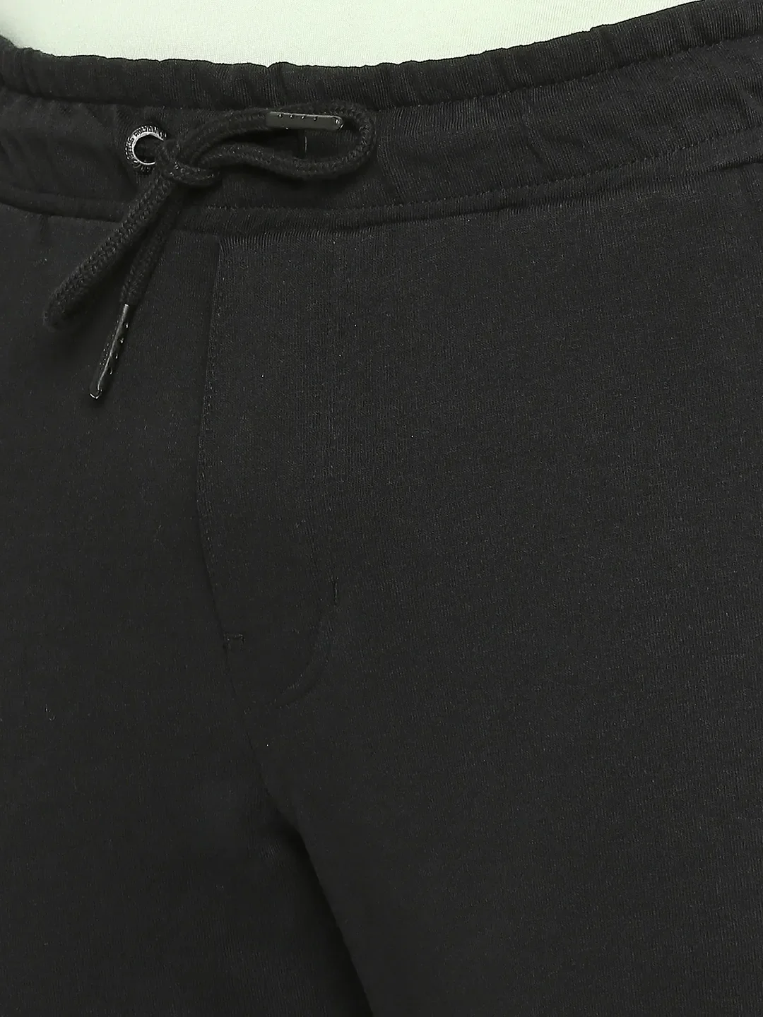 Black Regular Fit Men's Track Pants by Being Human Clothing - Image 5