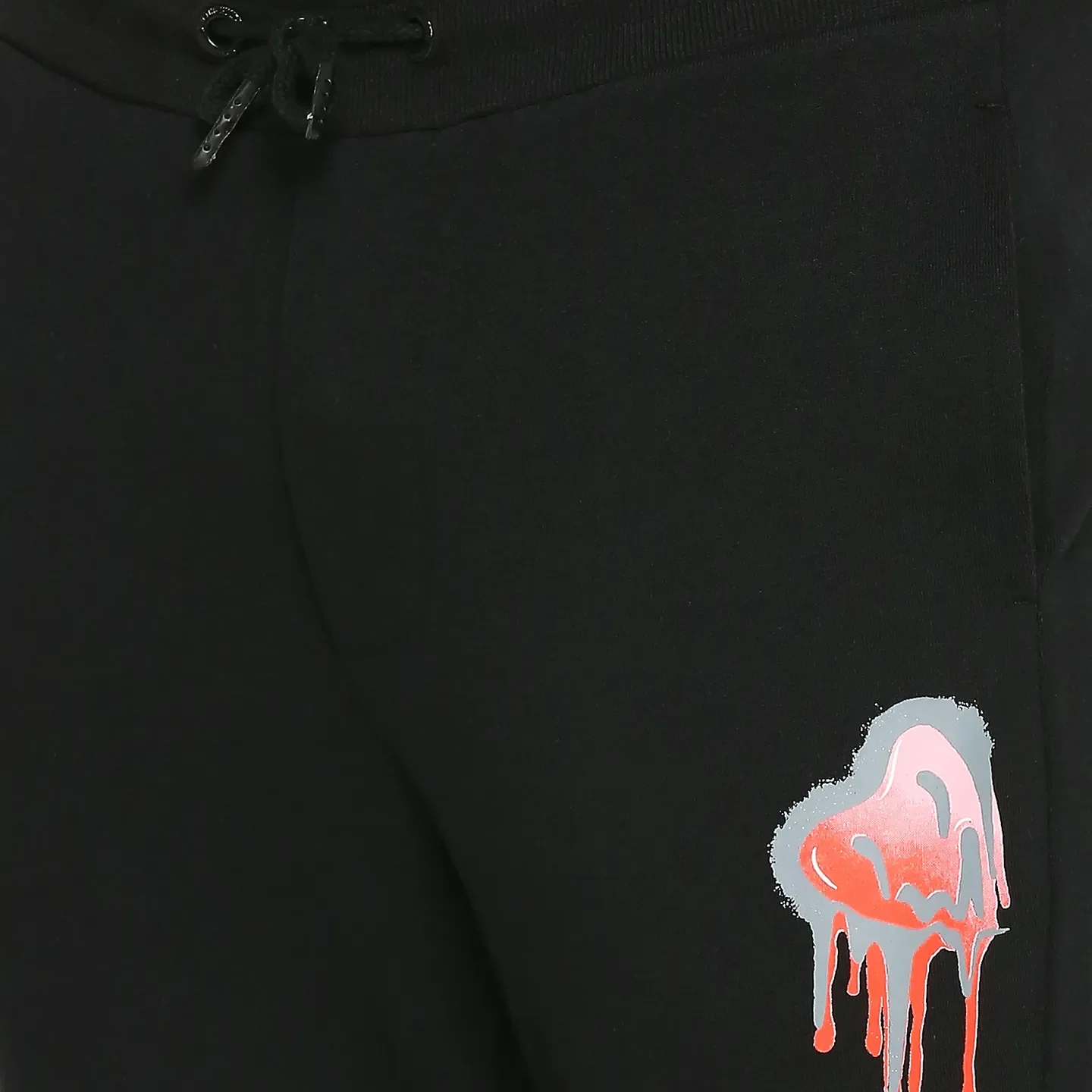 Black Regular Fit Track Pants For Men By Being Human Clothing - Image 5