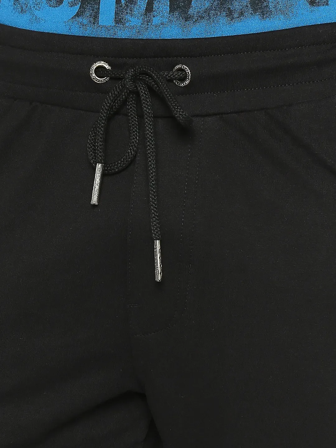 Black Regular Fit Men's Track Pants by Being Human Clothing - Image 5
